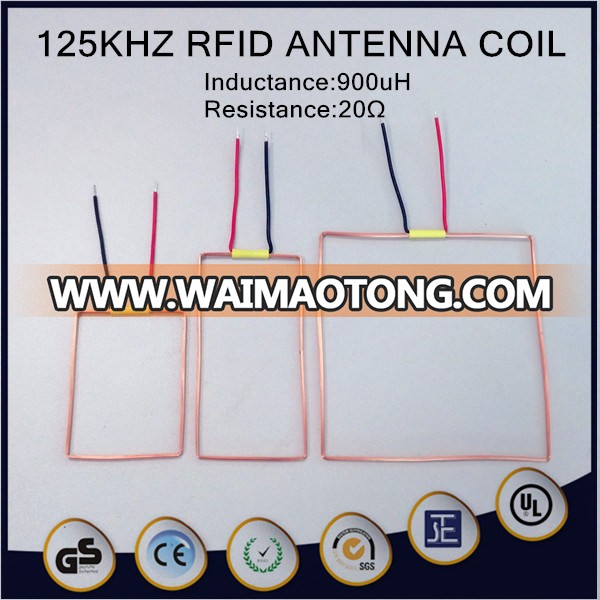 125khjz RFID Antenna Coil 900uh Air Magnetic Inductor